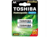 PILA RECOLOGICA R6 TOSHIBA 2000mAH 2 Unidades        