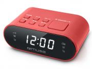 RADIO RELOJ MUSE FM 20 SINTONIAS ROJO   