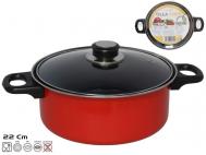 CACEROLA OLLA CHEF 22cm ROJA            