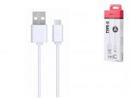 CABLE TIPO C A USB 1m 2A BLANCO AVANT   