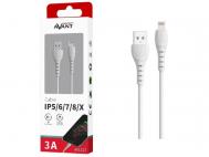 CABLE LIGHTNING A USB 3A 1m BLANCO RAPIDA   