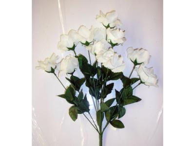 RAMO ROSAS x11 BLANCO 45cm (12)           