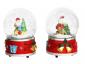 BOLA NIEVE MUSICAL PAPA NOEL 10cm  SURTIDO A ELEGIR 1    